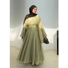 Moda Aksa 4006 Salaş Kol Takım Elma Yeşil