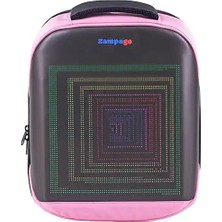 Toyfest Zampago Urban LED Ekranlı Sırt Çantası-Pembe