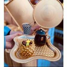 Özgürce 6'lı Yonca Sunum Tepsisi, Şık ve Dalgalı Tasarım ile Mükemmel Sunum