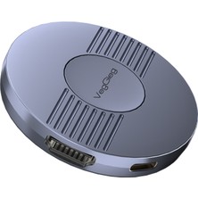 Veggieg 1080P 60Hz Kablosuz HDMI Görüntü ve Ses Aktarıcı Telefon Tv Yansıtma Cihazı 2.4ghz & 5ghz Wireless Display Adaptör