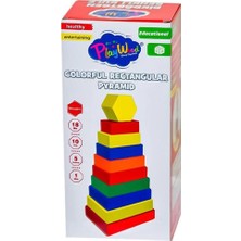 Nessi World Ahşap Dikdörtgen Renkli Kule