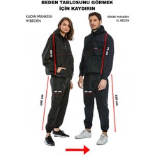 Fitblue Unisex Termal Sauna Eşofman Takımı Oversize Kesim ile Günlük Kullanım İçin Rahat Tasarım