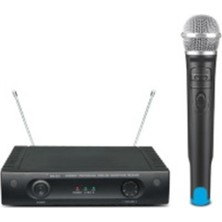 Ace Audio UHM-201 Telsiz El Mikrofonu Sistemi | Kesintisiz Uhf Frekansı Uzun Menzilli Çekim Kristal Netliğinde Ses