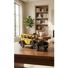 Özgürce Vintage Tarzda Metal Araba Dekoru, Şık ve Şık Bir Ev Aksesuarı