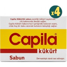 Aksu Capila Kükürtlü Sabun 90 gr 4 Adet