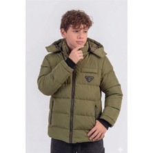 Pina Kids  Nova Kumaş Kapüşonlu Erkek Çocuk Kışlık Mont KM2509
