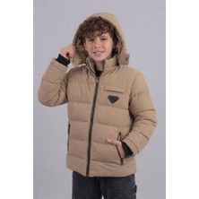 Pina Kids  Nova Kumaş Kapüşonlu Erkek Çocuk Kışlık Mont KM2509