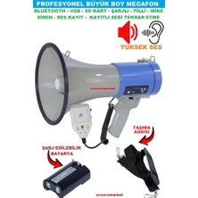 Ucuzcu Market Profesyonel Büyük Boy Yüksek Ses Megafon