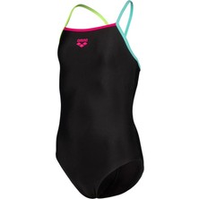 Arena Swimsuit Light Drop Solid Çocuk Siyah Yüzücü Mayosu 005919569