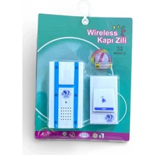Kenko 32 Melodi Lüks Uzaktan Kumandalı Kablosuz Kapı Zili 100 Metre Wireless Buton Paneli Kablo Derdi Yok