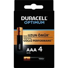 Najmaddin Duracell 4lü Optimum Aaa Kalem Pil Sepeti Najmaddin
