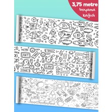 Esa Kids 3.75 Metre Dev Rulo Boyama Kağıdı - Eğitici ve Yaratıcı Aktivite Rulosu