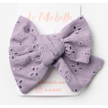 Le Mabelle Lila Fisto Fiyonk Kız Çocuk Klips Toka