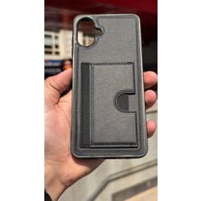 İzel Aksesuar Samsung Galaxy A07 Içi Kadife Kartlıklı Stantlı Kılıf