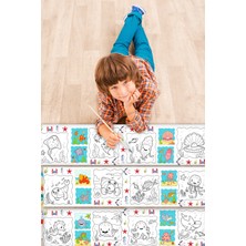 Esa Kids Sınır Tanımayan Eğlence! 3.75 Metre Dev Boyama Rulosu - Okul Öncesi Eğitici Aktivite