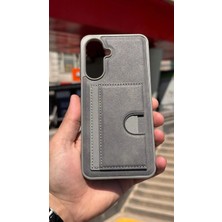İzel Aksesuar Samsung Galaxy A17 5g Içi Kadife Kartlıklı Stantlı Kılıf