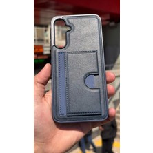 İzel Aksesuar Samsung Galaxy A16 Içi Kadife Kartlıklı Stantlı Kılıf
