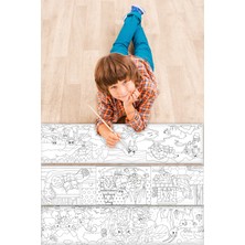 Esa Kids Evde Sanat Zamanı Başlıyor! 3.75M Dev Boyama ve Yaratıcılık Rulosu - Esatoys Özel Seri
