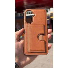 İzel Aksesuar Samsung Galaxy A36 5g Içi Kadife Kartlıklı Stantlı Kılıf