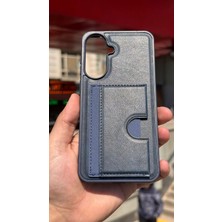 İzel Aksesuar Samsung Galaxy A37 5g Içi Kadife Kartlıklı Stantlı Kılıf