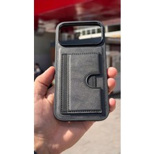 İzel Aksesuar Apple Iphone 17 Pro Max Içi Kadife Kartlıklı Stantlı Kılıf