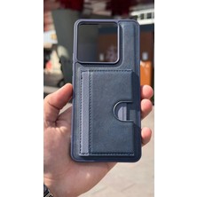İzel Aksesuar Xiaomi Redmi Note 13 Pro 5g Içi Kadife Kartlıklı Stantlı Kılıf