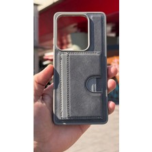 İzel Aksesuar Xiaomi Redmi Note 13 Pro 4g Içi Kadife Kartlıklı Stantlı Kılıf