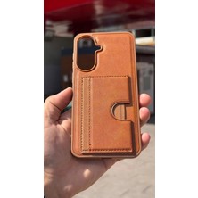 İzel Aksesuar Samsung Galaxy A37 5g Içi Kadife Kartlıklı Stantlı Kılıf