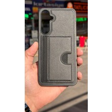 İzel Aksesuar Samsung Galaxy A55 5g Içi Kadife Kartlıklı Stantlı Kılıf