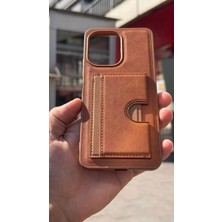 İzel Aksesuar Xiaomi Redmi 13C Içi Kadife Kartlıklı Stantlı Kılıf