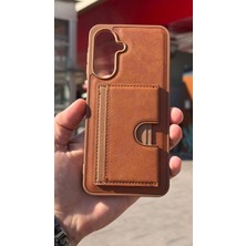 İzel Aksesuar Samsung Galaxy A26 5g Içi Kadife Kartlıklı Stantlı Kılıf