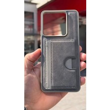 İzel Aksesuar Xiaomi Redmi Note 13 Pro 5g Içi Kadife Kartlıklı Stantlı Kılıf