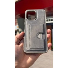 İzel Aksesuar Xiaomi Redmi 12 4g Içi Kadife Kartlıklı Stantlı Kılıf