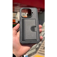 İzel Aksesuar Xiaomi 15T Pro Içi Kadife Kartlıklı Stantlı Kılıf