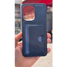 İzel Aksesuar Xiaomi Redmi 13C Içi Kadife Kartlıklı Stantlı Kılıf