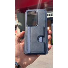 İzel Aksesuar Xiaomi Redmi 15 Içi Kadife Kartlıklı Stantlı Kılıf