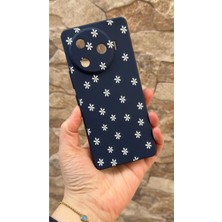 Vip Case Tecno Camon 30 Pro 5g Uyumlu Mini Papatya Desenli Silikon Darbe Emici Klasik Korumalı Rubber Kılıf