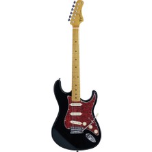 Tagima TG-530WOODSTOCK Bk Lf/tt Elektro Gitar