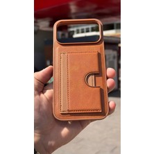 İzel Aksesuar Apple Iphone 17 Pro Max Içi Kadife Kartlıklı Stantlı Kılıf