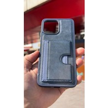 İzel Aksesuar Xiaomi Redmi 12 4g Içi Kadife Kartlıklı Stantlı Kılıf