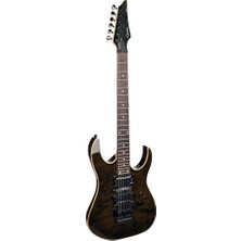 Guson Modern Superstrat Hsh Fr Tremolo Elektro Gitar Quilted Siyah