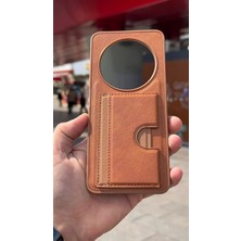 İzel Aksesuar Xiaomi Redmi 14C Içi Kadife Kartlıklı Stantlı Kılıf