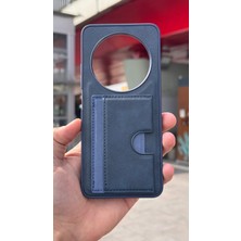 İzel Aksesuar Xiaomi Redmi 14C Içi Kadife Kartlıklı Stantlı Kılıf
