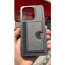 İzel Aksesuar Xiaomi Redmi Note 13 Içi Kadife Kartlıklı Stantlı Kılıf