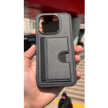 İzel Aksesuar Xiaomi 15T Içi Kadife Kartlıklı Stantlı Kılıf