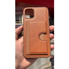 İzel Aksesuar Apple Iphone 11 Içi Kadife Kartlıklı Stantlı Kılıf