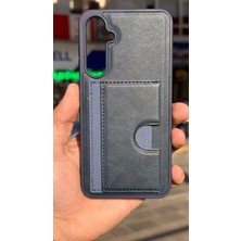 İzel Aksesuar Samsung Galaxy S23 Fe Içi Kadife Kartlıklı Stantlı Kılıf