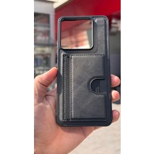 İzel Aksesuar Xiaomi Redmi Note 13 Pro 5g Içi Kadife Kartlıklı Stantlı Kılıf
