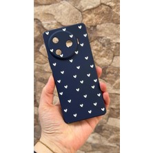 Vip Case Tecno Camon 30 Pro 5g Uyumlu Beyaz Kalp Desenli Silikon Darbe Emici Klasik Korumalı Rubber Kılıf