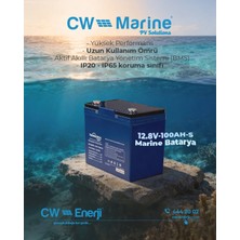 Tommatech Marine Abs Kasa Batarya 12.8V 100AH Lfp Lityum Batarya